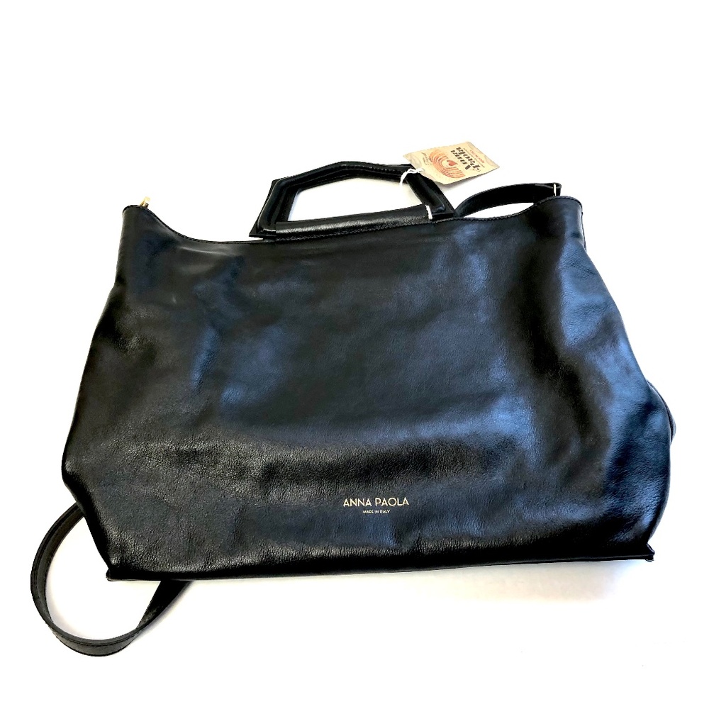 ANNA PAOLA TOP HANDLE W/ CROSSBODY STRAP BAG NWT